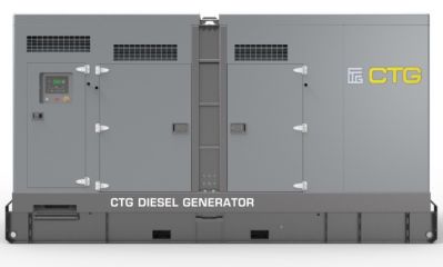 Дизельный генератор CTG 88C в кожухе с АВР